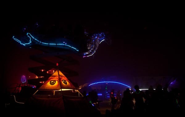 Night View, no. 8659,  Burning Man 2010, Black Rock City, NV 2010
© 2011 Megan W. Delaney, MegansPhotoImages
 : Burning Man 2010 Night Views : Megan W. Delaney Photography     